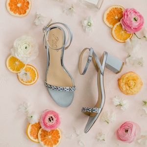 Jewel by Badgley Mischka Danni Blue Block heels, 7